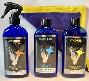 Vivishine Spray Vividress w/Spray & Viviclean & Wipe - by Vivishine Latex Shiner - Picture 1 of 4