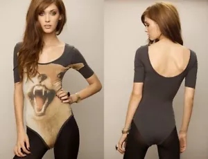Drop Dead - Get Stuffed Fox Bodysuit Top Bmth Oliver Sykes - Picture 1 of 1