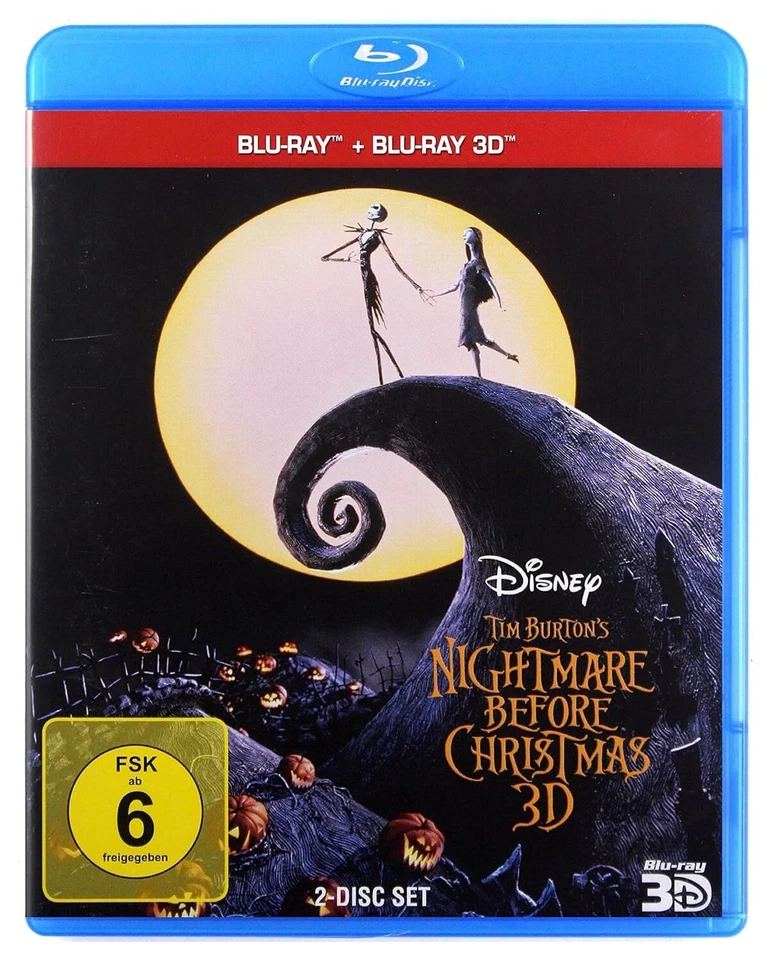 Nightmare Before Christmas 3d Blu-ray DVD Video