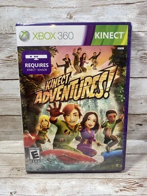 Kinect Adventures (Microsoft Xbox 360, 2010) CIB Complete Brand New Sealed Game - Image 1 of 2