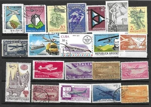 D74  AVIATION, PLANES, AIRCRAFT  LOT OF STAMPS - Picture 1 of 1