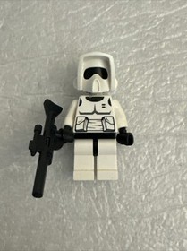 LEGO Star Wars Biker Scout Trooper Minifigure (7956 8038) sw0005a black head