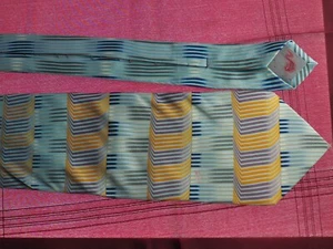 Corbata de seda Carnaval De Venise L 60 pulgadas con 3,8 de diseñador - Imagen 1 de 10