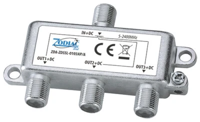 Partitore Divisore Tv Satellitare TERRESTRE 1/2 1/3 1/4 CON CONNETTORI F - Immagine 1 di 4