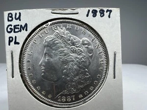 1887 Morgan Silber Dollar - Bild 1 von 2