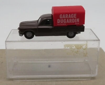 PRALINE HO 1/87 PEUGEOT 403 PICK-UP GARAGE DUJARDIN LA FERRIERE ORNE IN BOX - Photo 1/4