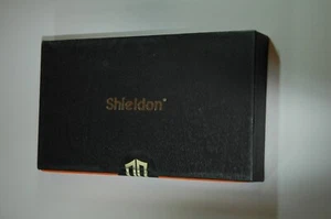 SHIELDON iPhone Xs Wallet Case - Genuine Leather with RFID Protection - Open Box - Photo 1 sur 3