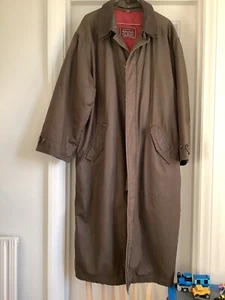 Marlboro Classics langer Regenmantel - Mac - Trenchcoat - Größe 48 - P2P 26" - braun - Bild 1 von 18