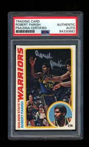 ROBERT PARRISH SIGNED 1978 TOPPS BASKETBALL CARD PSA/DNA AUTOGRAPHED HOF - Picture 1 of 2