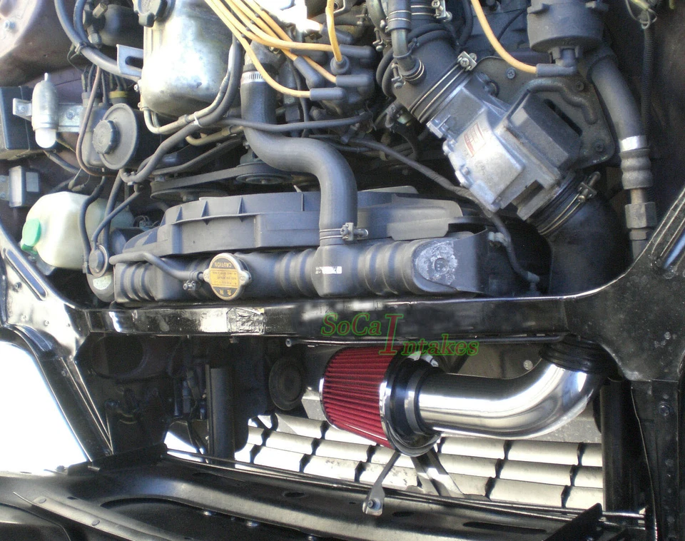 Kit de admisión de aire frío rojo para Nissan Datsun 280Z 280ZX 1975-1983 2,8 L I6 NT Foto 1 de 1