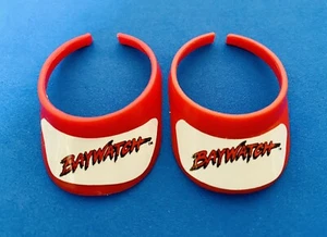 Vintage Barbie Baywatch Lot of 2 Doll Visors - Picture 1 of 5
