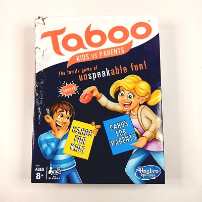 Juego de mesa familiar Taboo Kids vs. Parents de 8 años en adelante, usado [ver video] Foto 1 de 3