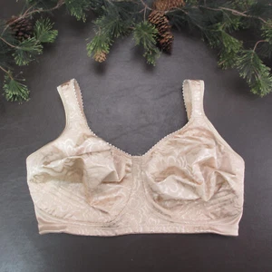 Playtex Bra 38DDD Tan Lightly Lined Wireless Adjustable Clasp Back - Picture 1 of 11