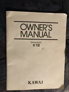 Kawai K1II Original Bedienungsanleitung/Bedienungsanleitung - Bild 1 von 2