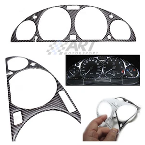 Fondo de marcador en efecto carbono para Bmw E46 Sedan bezel speedometer - Imagen 1 de 5