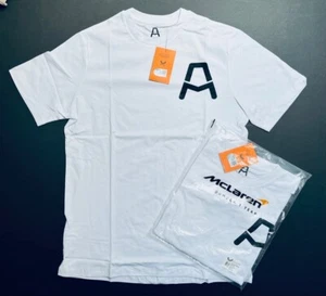 NEW Arrow McLaren SP Formula 1 Men's Medium White Team Drivers Tee - Picture 1 of 2