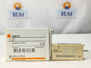 (NEW) MERLIN GERIN 33673 380-480V AC 50/60Hz UNDER VOLTAGE RELEASE COIL FOR ACB - Picture 1 of 8