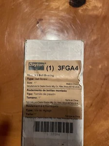 NIB DAYTON 3FGA4 MOUNTED BALL BEARING 1" BORE SET SCREW Used - Picture 1 of 4
