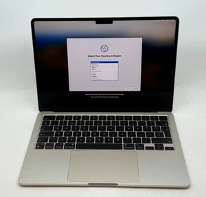 Apple MacBook Air 13.6" (256GB SSD, M2, 8GB) Laptop - Starlight - Afbeelding 1 van 6
