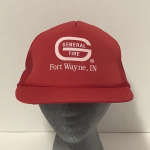 General Tire Erwachsene Einheitsgröße Kappe Mütze Truckermütze rot Fort Wayne IN MOHR - Bild 1 von 8