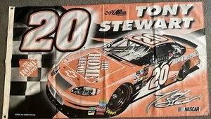 Tony Stewart #20 Vintage Nascar Flag - Joe Gibbs Racing 2004 - Huge Flag 3x5 Ft - Picture 1 of 6