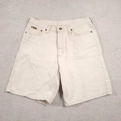 Pantalones Cortos Lee Para Hombre 34 Caqui Beige Denim Calce Relajado Informal 100% Algodón Clásico Foto 1 de 4