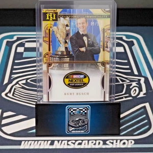 2023 National Treasures Racing Championship Immortality Holo Gold Kurt Busch /10 - Picture 1 of 2