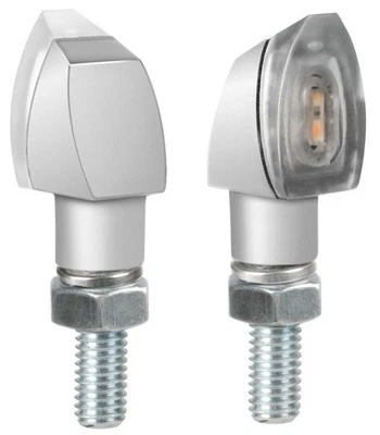 Coppia Frecce a Led Moto Omologate Indicatori di Direzione Luce Arancio - C90505 - Immagine 1 di 4