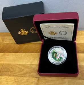 2017 Canada $20 Murano Glass Dogbane Beetle Fine Silver Coin - Picture 1 of 6