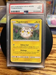 2017 POKEMON, SUN & MOON, TOGEDEMARU, PSA GRADED MINT 9 - Picture 1 of 3