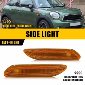 Pair Side Light Housing-Amber for 2011-16 Cooper Mini Countryman R60 R61 Paceman - Picture 1 of 10