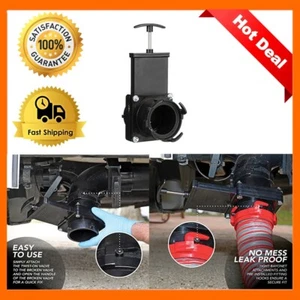 3" RV Waste Dump Gate Valve Twist-On Valve Mess-Free for RV's Campers Trailers - Picture 1 of 7