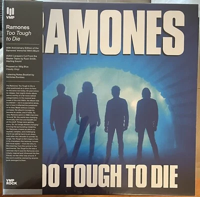 RAMONES Too Tough Die LP BLUE NEW dead boys cbgb New york dolls johnny joey dee Foto 1 de 3