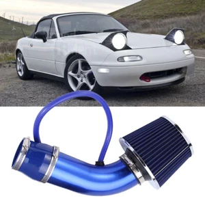 Filtro de admisión de aire frío de 3" tubo de inducción sistema de manguera de flujo de polvo para Mazda Miata - Imagen 1 de 18