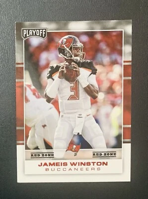 JAMEIS WINSTON 2017 Playoff RED ZONE #85 Buccaneers Saints Browns - Image 1 of 2