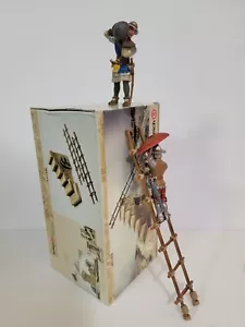 Schleich Ritter World of Knights 70053 70058 Red Blue Foot Soldier Figure 2007 - Picture 1 of 8