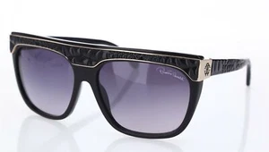 Roberto Cavalli Women's 800S ALBIREO 01B Black Square Gradient Sunglasses 60mm - Picture 1 of 6