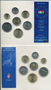 Hungary / Ungarn - 1 + 2 + 5 + 10 + 20 + 50 + 100 Ft. 1995-2003 UNC - KMS Satz - Bild 1 von 1