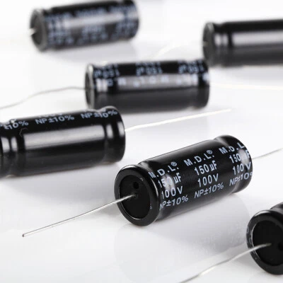 Axial Electrolytic Audio Capacitor 2.2, 80, 100, 125, 150 uF LOT