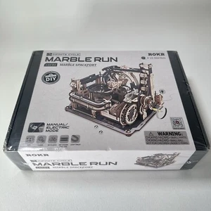 ROKR LGC01 Marble Spaceport Marble Run 3D Wooden Puzzle Brand New Sealed - Picture 1 of 12