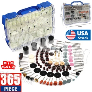 365 piezas Abrasivo Dremel Herramienta Rotativa Accesorios Kit Molienda Lijado Pulido Juego - Imagen 1 de 12