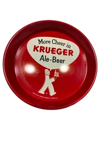 Krueger Ale Bier Vintage Tablett More Cheer in  - Bild 1 von 3