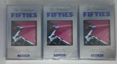 “The Fabulous Fifties” Back To The 50's, Brand New Sealed Cassette Set Oldies - Image 1 of 4