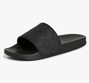 Vince Watley Eva Woven Black Slide Sandals Shoes Women’s Size 9 - Picture 1 of 14
