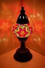 Mozaika Lampa stołowa M Lampa mozaikowa Lampa orientalna Samarkand-Lights Pomarańczowa