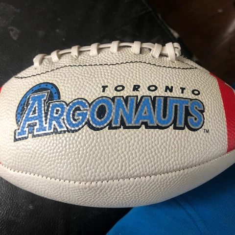 CFL Football Toronto Argonauts SGA PRESIDENT'S CHOICE SIGNED 4X Half Size Cover