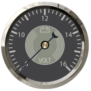2" 52MM Woltmeter Volt 8-16V White&Yellow LED Waterproof for Boat Car Truck ATV - Picture 1 of 14
