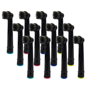 12pcs/set Bamboo Brush Heads for Oral-B Electric Toothbrush Pro Health/Precision - Picture 1 of 5