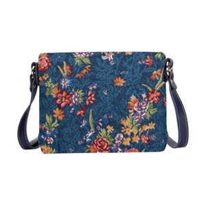 Bolso Bandolera Signare Tapiz Flor Prado Azul Bolso de Hombro para Mujer - Imagen 1 de 1