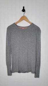 Lululemon Bring It Backbend Sweater Gray Women's Size 6 Thumbholes  - Picture 1 of 9